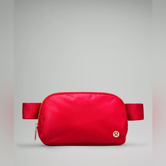 Lululemon Everywhere Belt Bag Lunar New Year Red with Gold detail - Picture 1 of 5